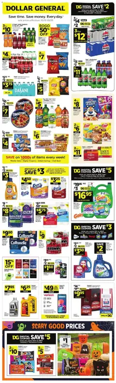 Preview Dollar General Weekly Ad valid from 10/19/2025