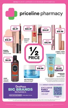 Priceline Pharmacy catalogue preview - valid from 11/09/2025