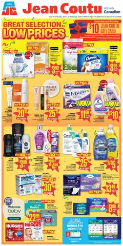 Preview Jean Coutu weekly flyer valid from Apr 9, 2026