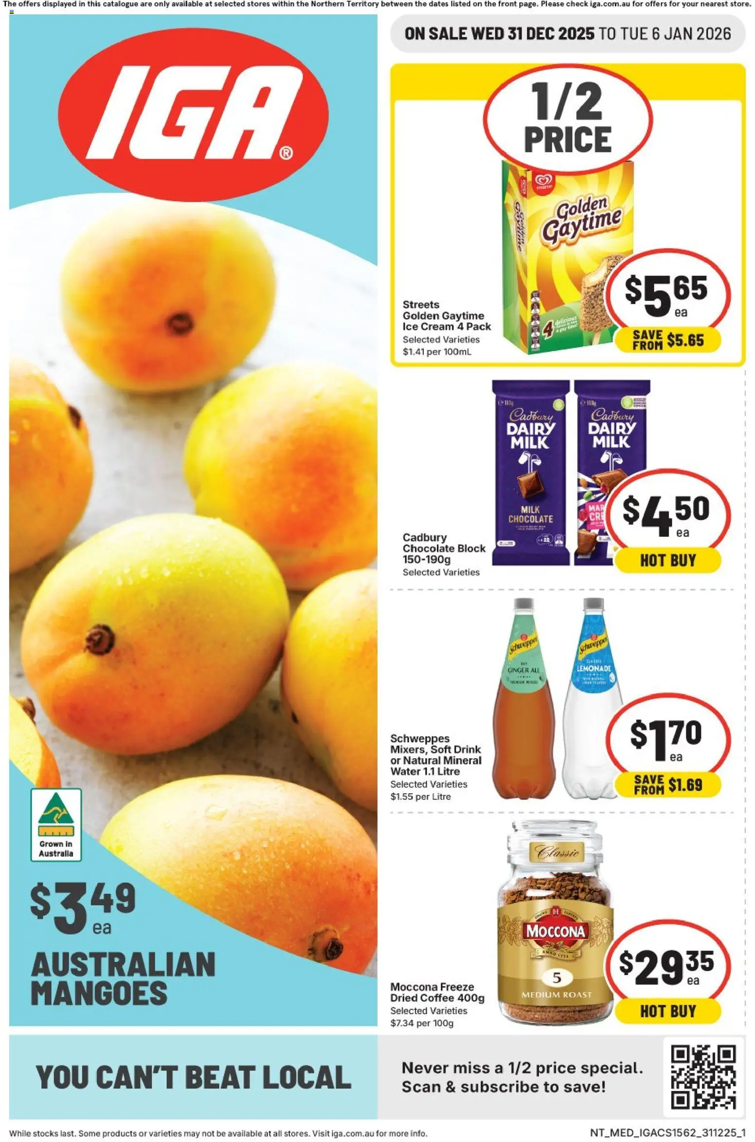 IGA Catalogue NT - page 1- valid from 31/12/2025