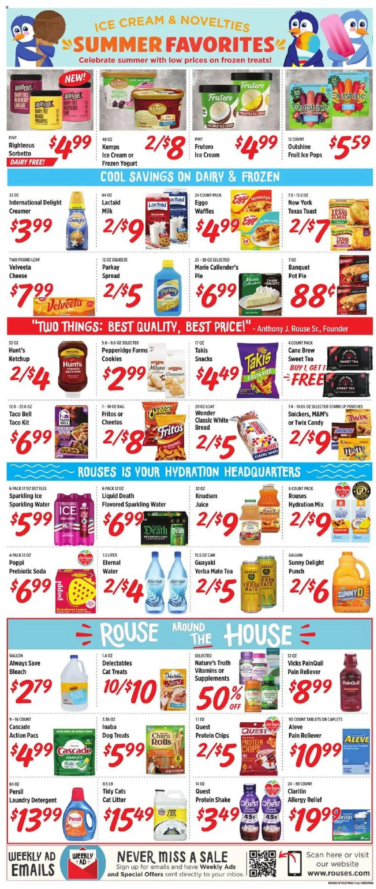 Rouses Weekly Ad - MS - page 5- valid from 07/16/2025