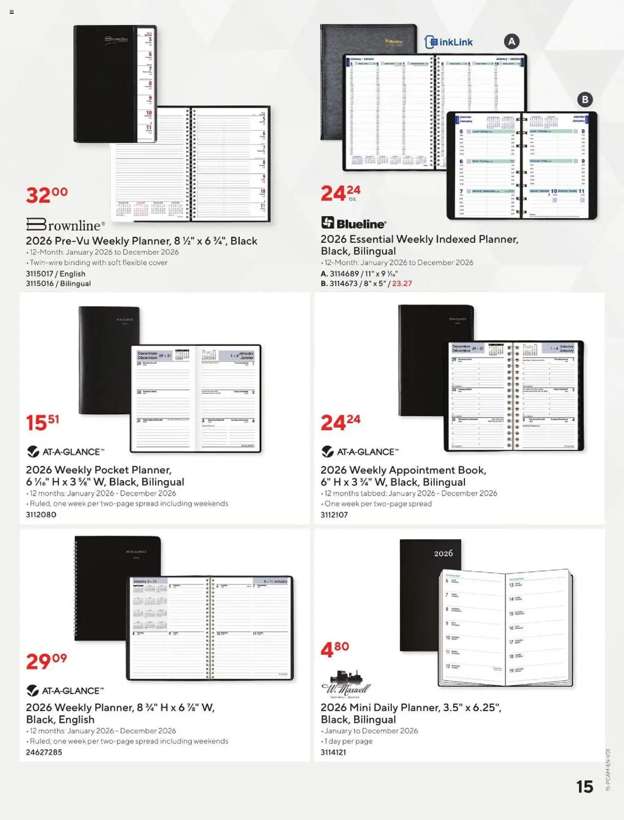 Staples - Catalog - Business  - page 15- valid from Aug 15, 2025