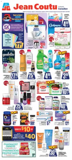 Preview Jean Coutu weekly flyer valid from Aug 21, 2025