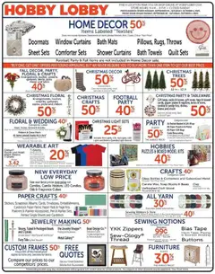Preview Hobby Lobby Weekly Ad valid from 09/28/2025