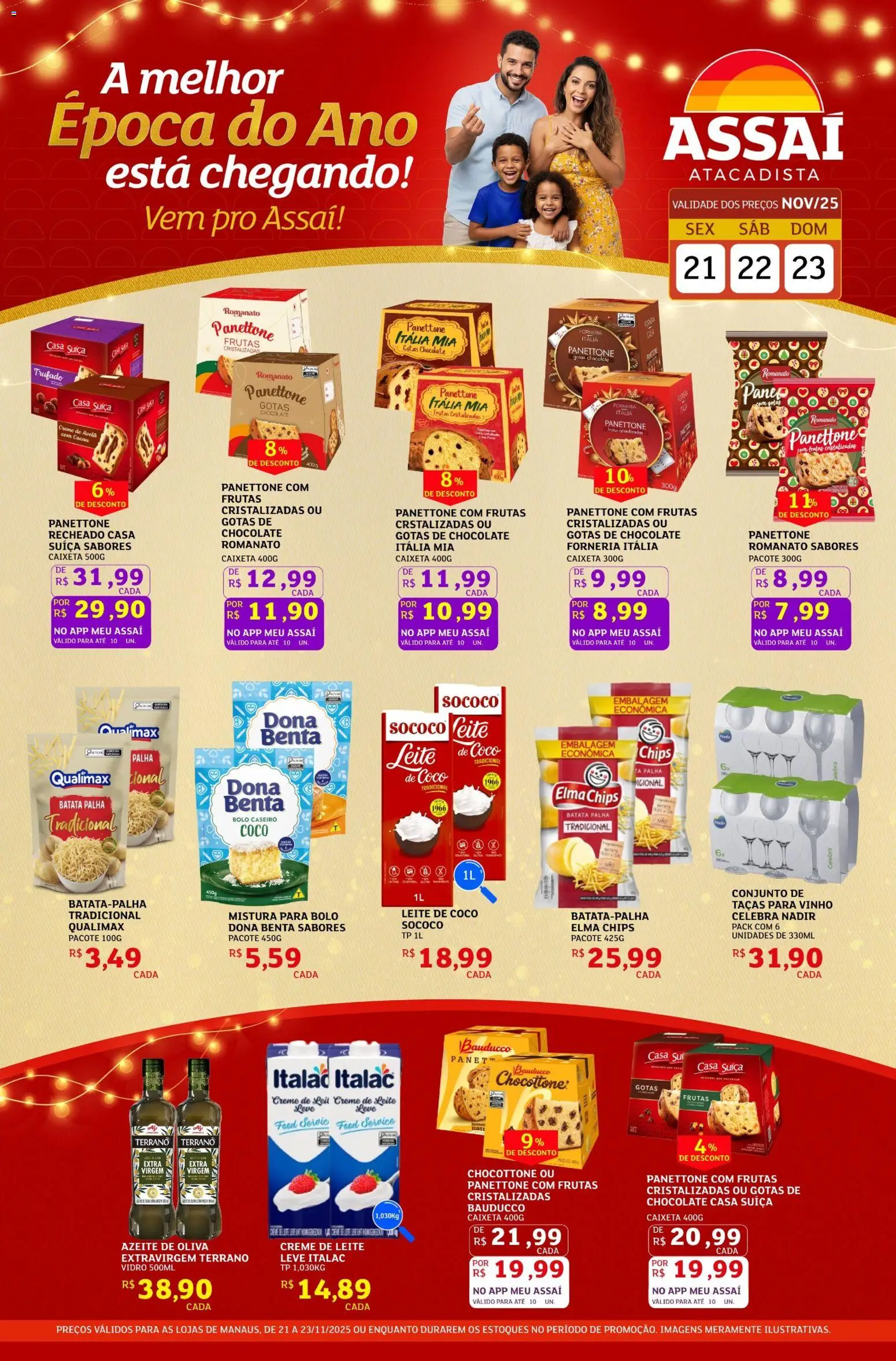 Encarte Assaí Atacadista - página 1- válido a partir de 21/11/2025
