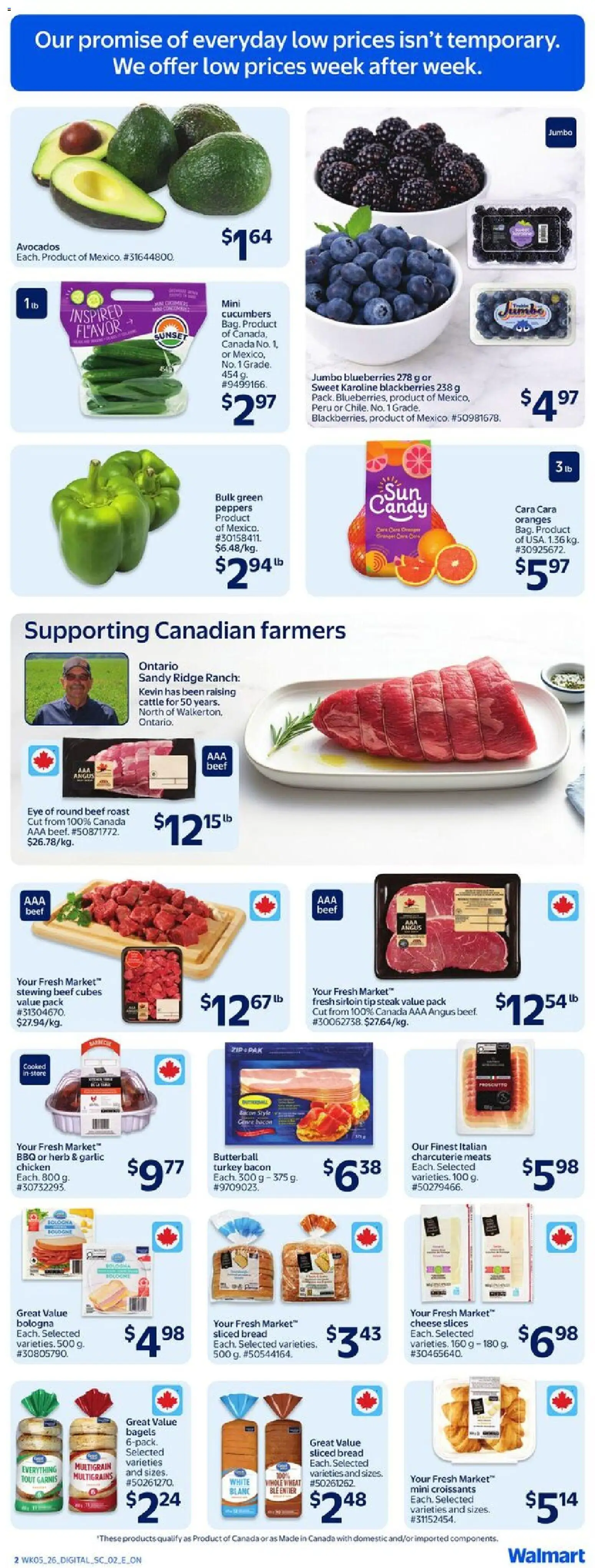 Walmart weekly flyer - page 3- valid from Feb 26, 2026