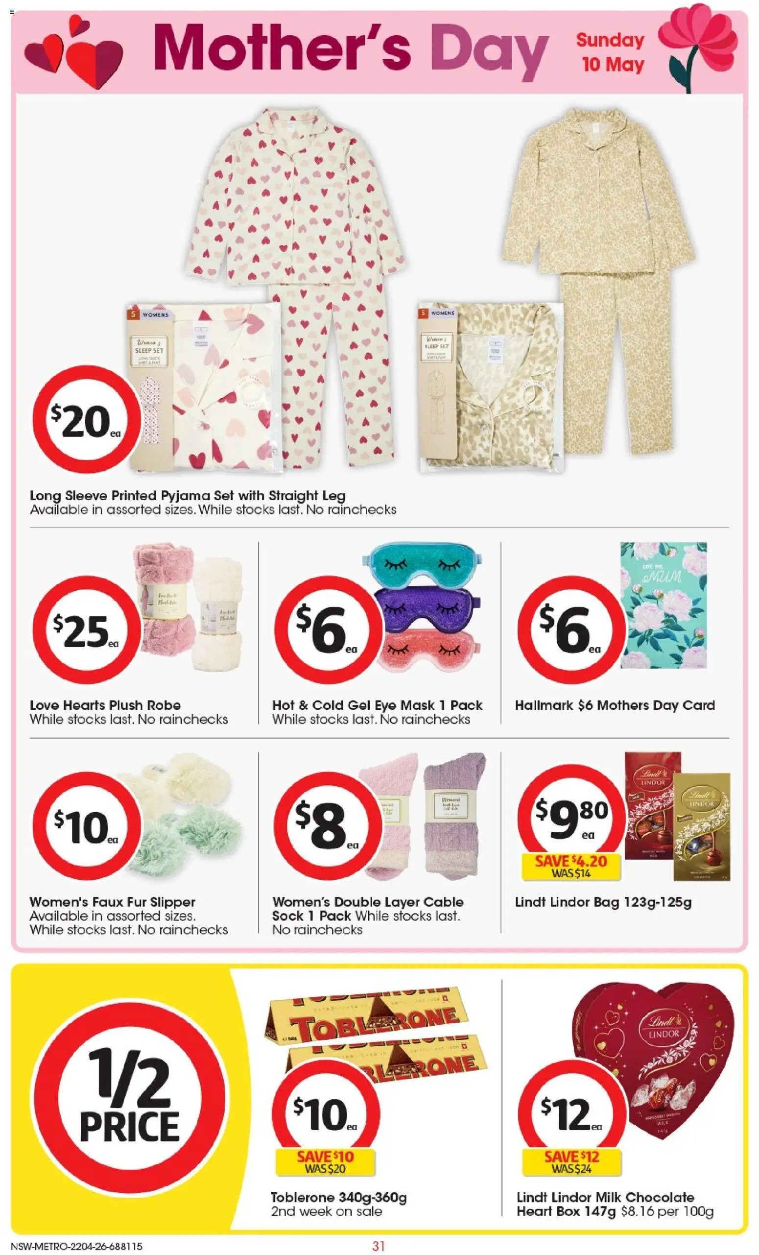 Coles catalogue  - page 31- valid from 22/04/2026
