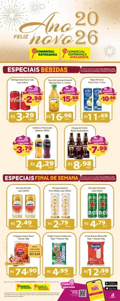 Pré-visualização Comercial Esperança - Ofertas da semana válida a partir de 09/01/2026