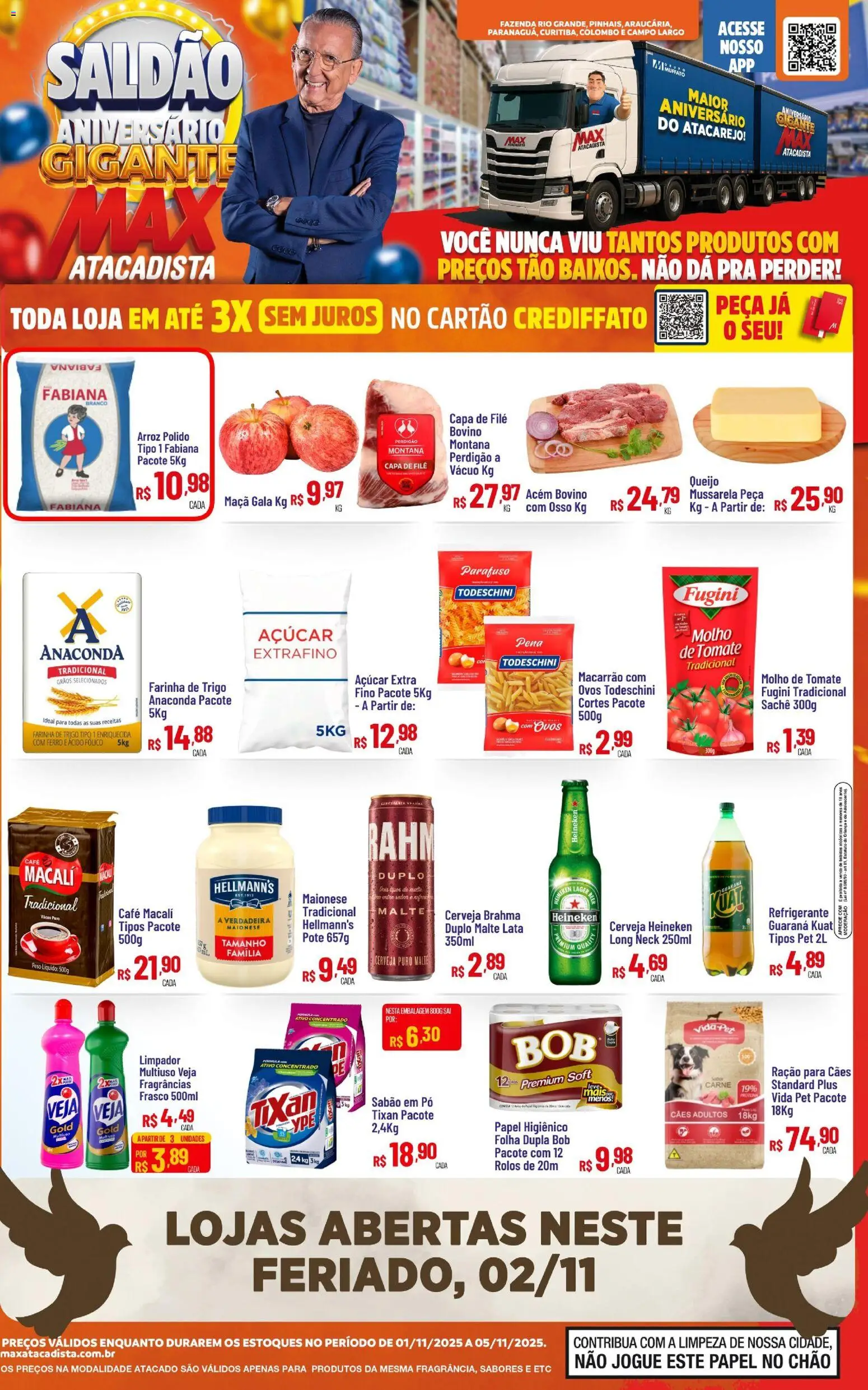 Max Atacadista - Ofertas Saldão - página 1- válido a partir de 01/11/2025
