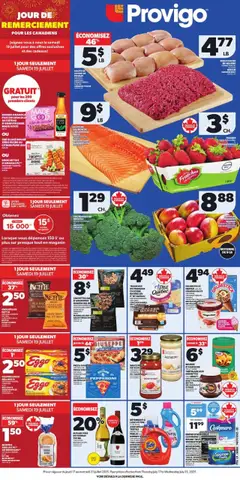 Preview Provigo weekly flyer / circulaire valid from Jul 17, 2025