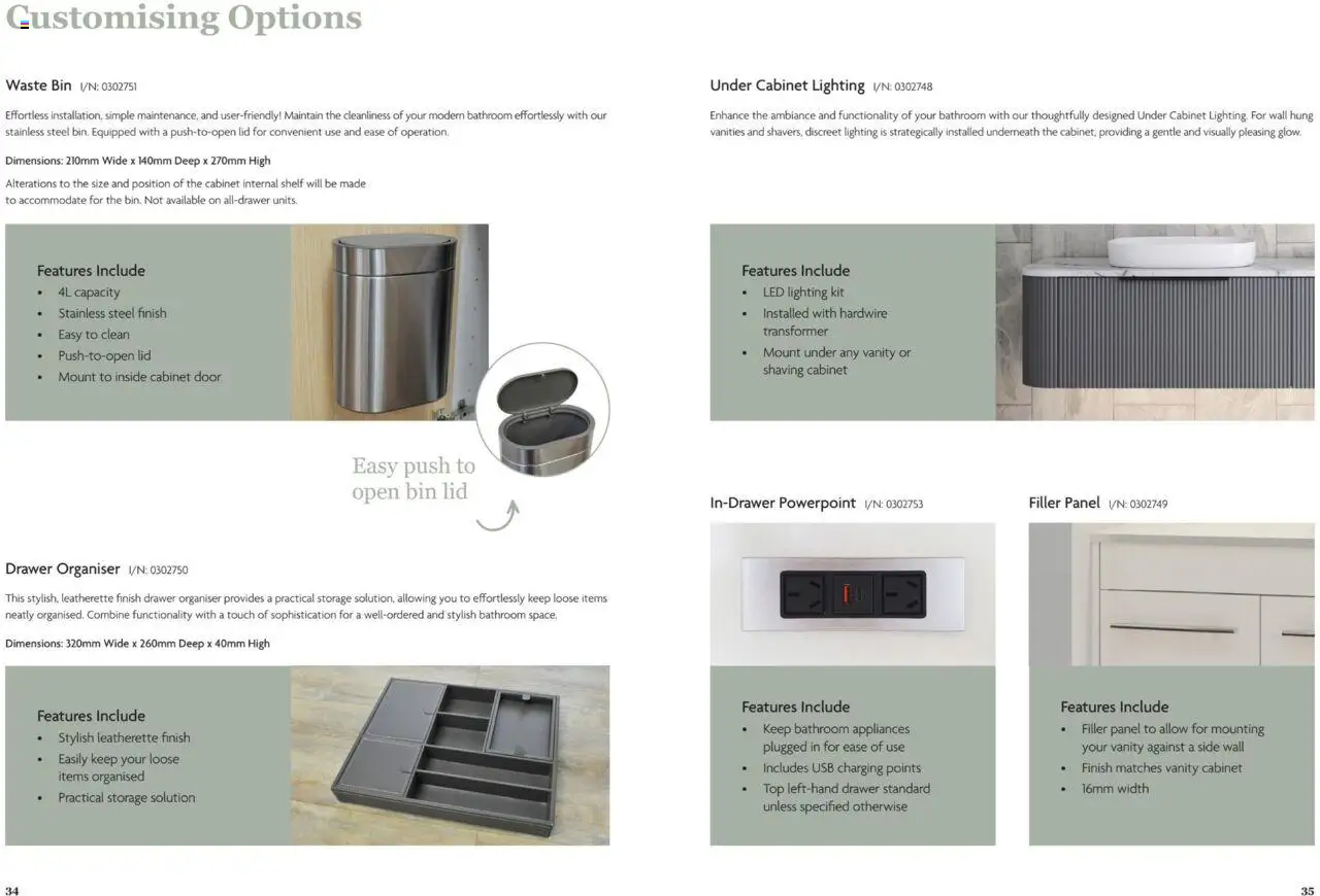 Bunnings Warehouse Bathroom Vanities - page 19- valid from 21/07/2025