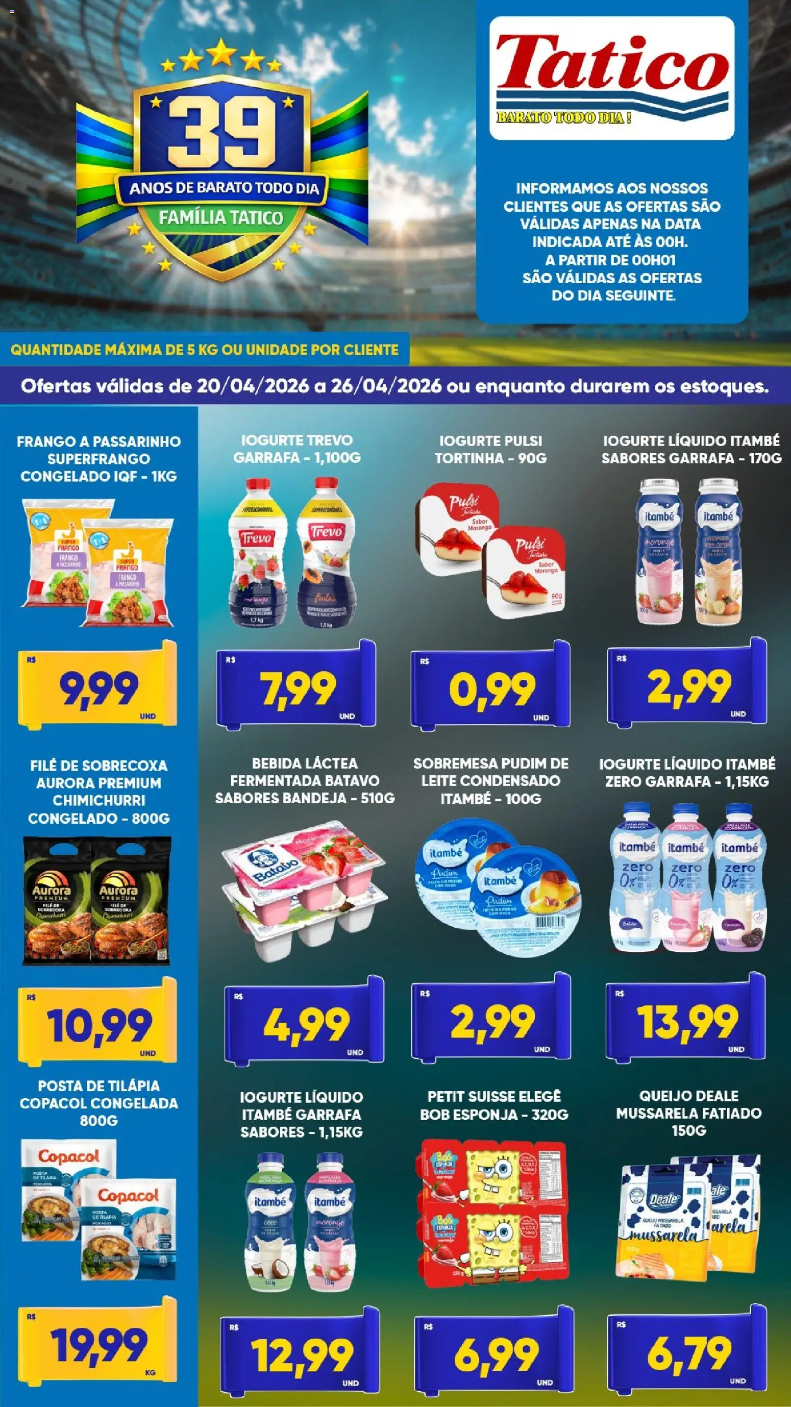 Tatico - Ofertas da semana - página 1- válido a partir de 20/04/2026
