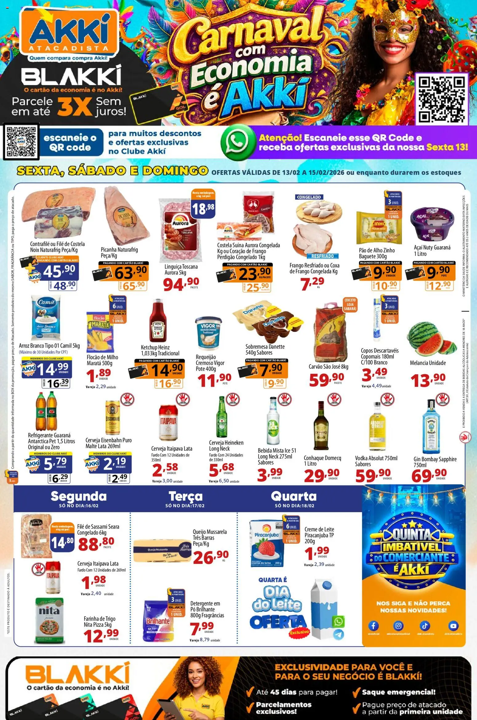 Akki Atacadista - Ofertas da semana - página 1- válido a partir de 13/02/2026

