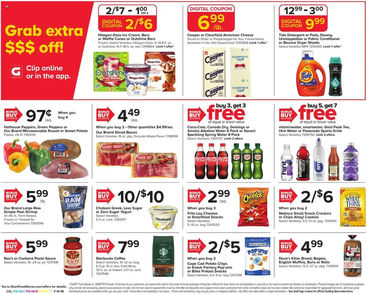 Giant Weekly Ad - page 4- valid from 07/18/2025