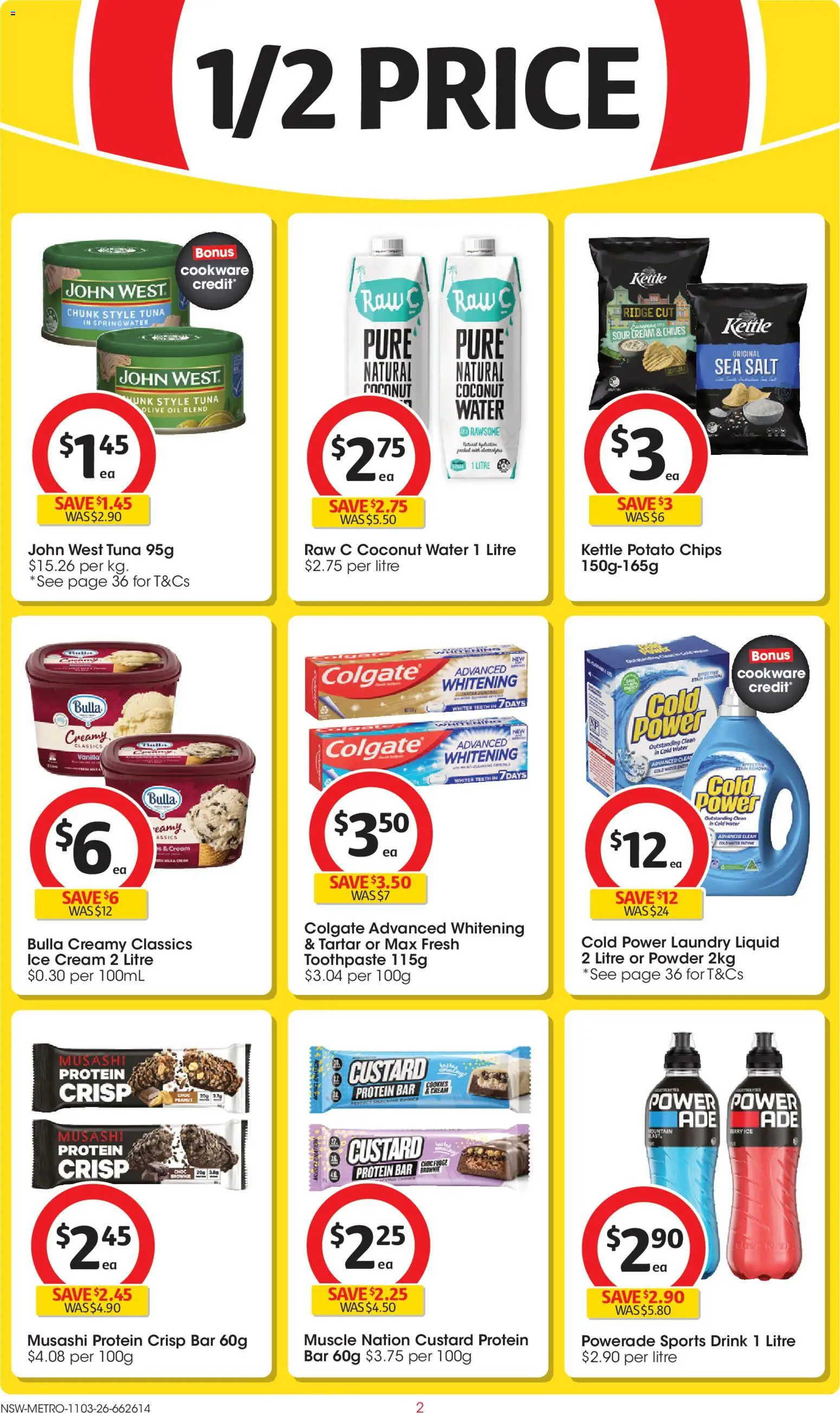 Coles catalogue  - page 2- valid from 11/03/2026