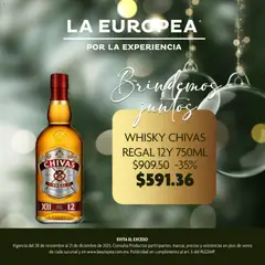 La Europea catálogo Whisky  válido desde 28/11/2025