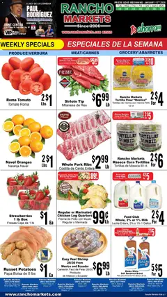 Preview Rancho Markets Weekly Ad valid from 01/13/2026