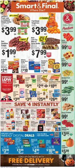Preview Smart & Final Weekly Ad valid from 10/08/2025