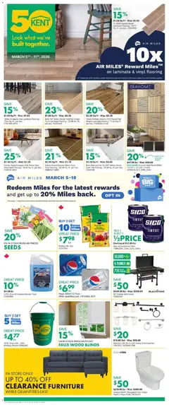 Preview Kent weekly flyer / circulaire valid from Mar 5, 2026