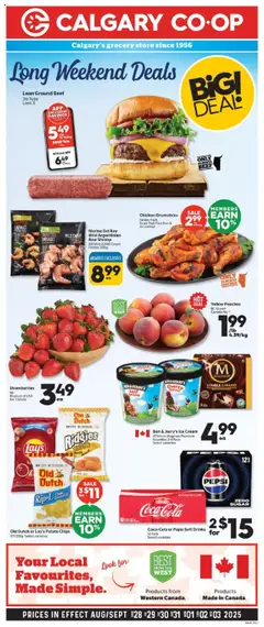 Preview Calgary Co-op weekly flyer / circulaire valid from Aug 28, 2025