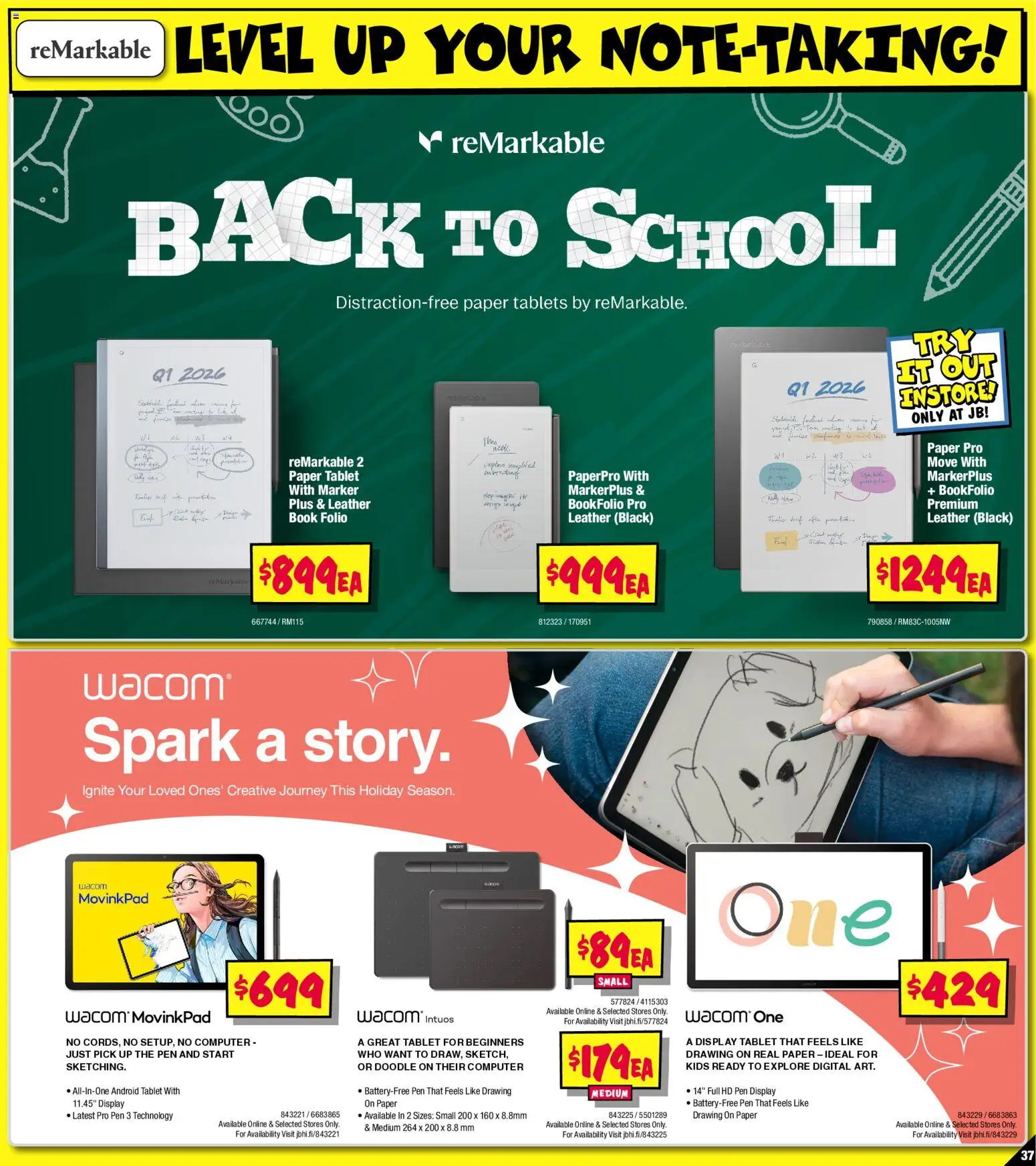 JB Hi-Fi - School time sellout on computers - page 37- valid from 08/01/2026