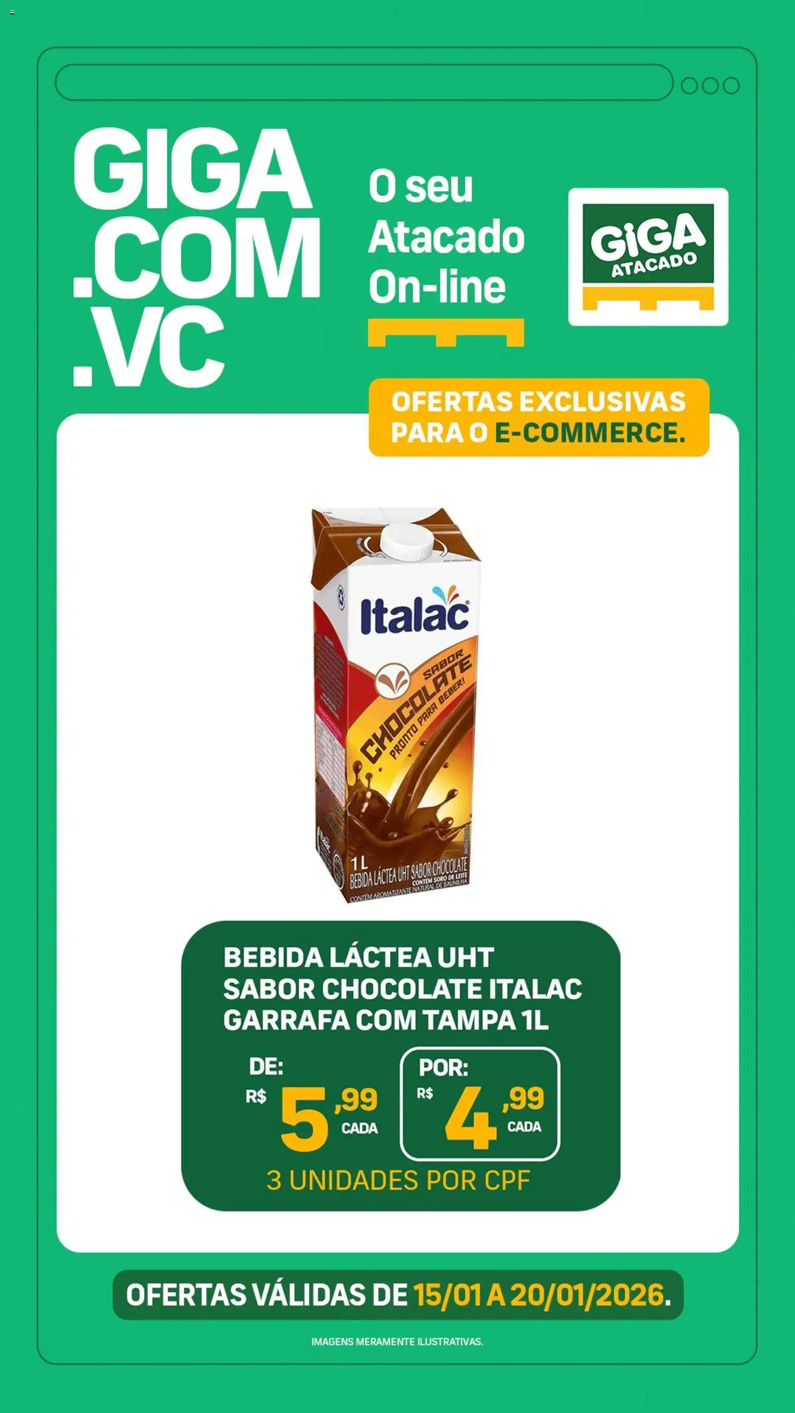 GIGA Atacado - Ofertas Exclusivas - página 1- válido a partir de 15/01/2026
