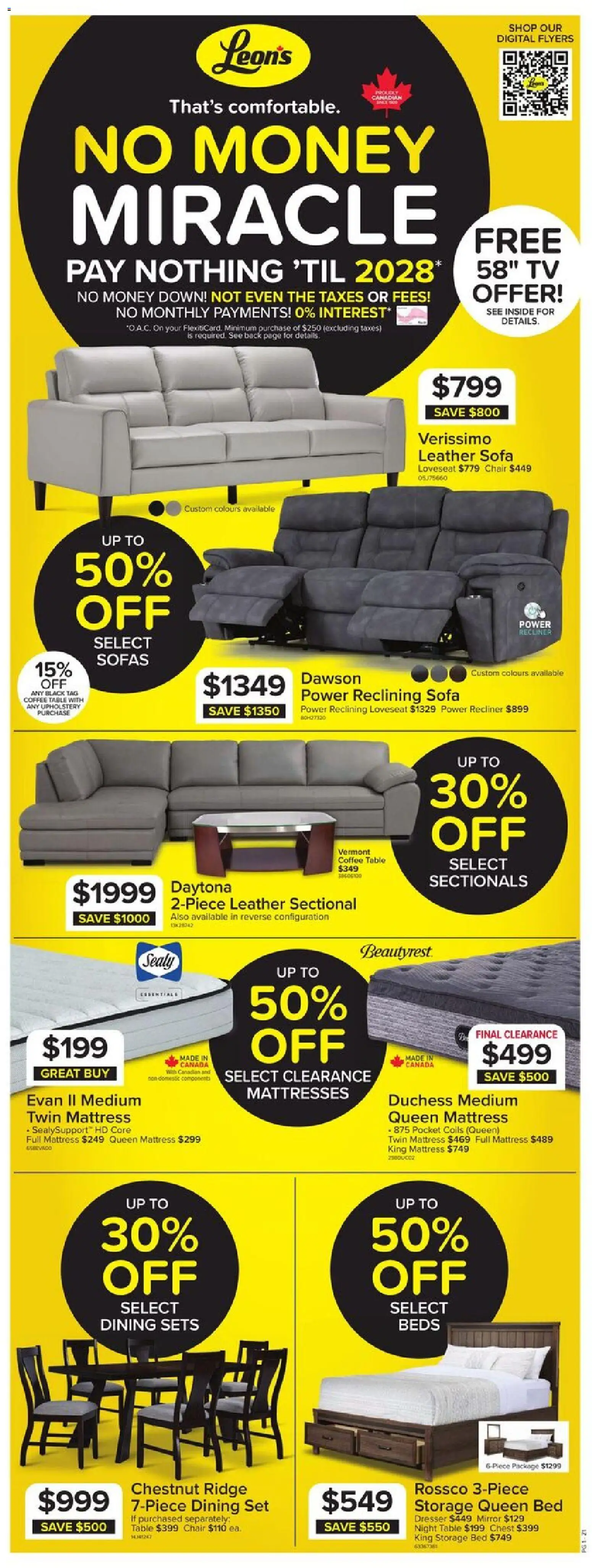 Leon's weekly flyer / circulaire - page 1- valid from Jan 22, 2026