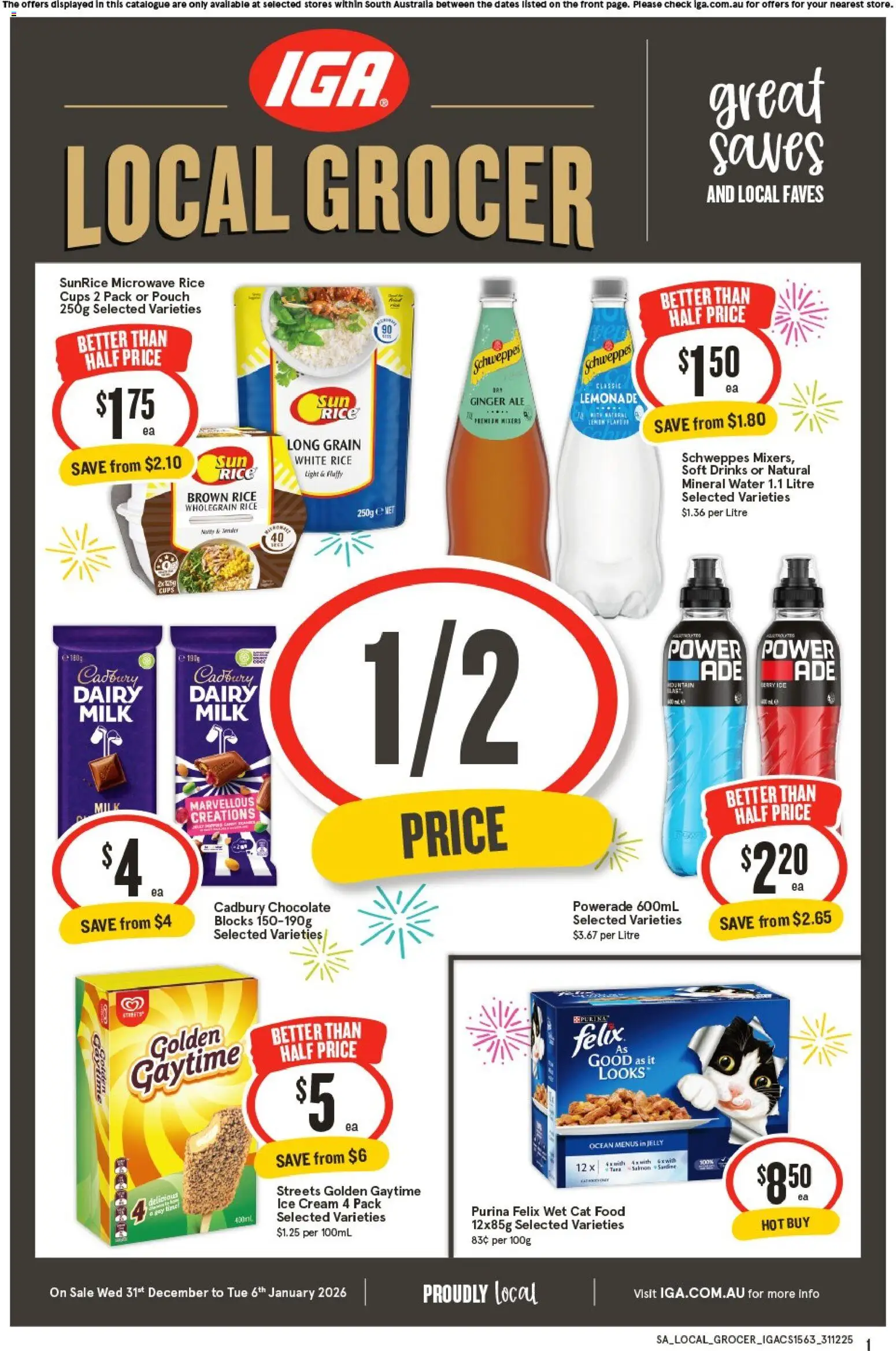 IGA Local Grocer SA - page 1- valid from 31/12/2025