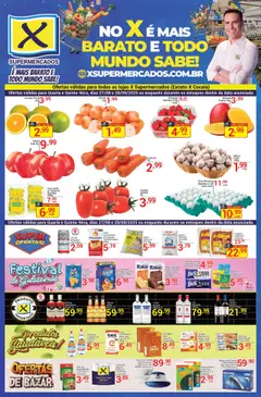 Pré-visualização X Supermercados - Ofertas da semana  válida a partir de 27/08/2025