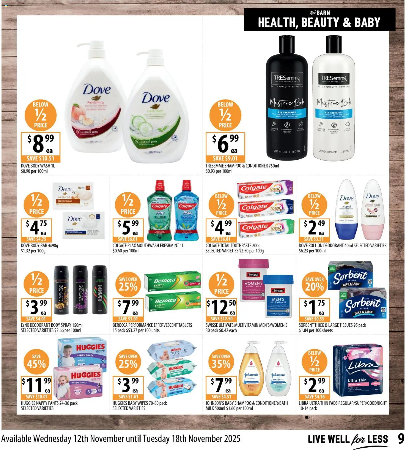 Supabarn  Catalogue  - page 9- valid from 12/11/2025