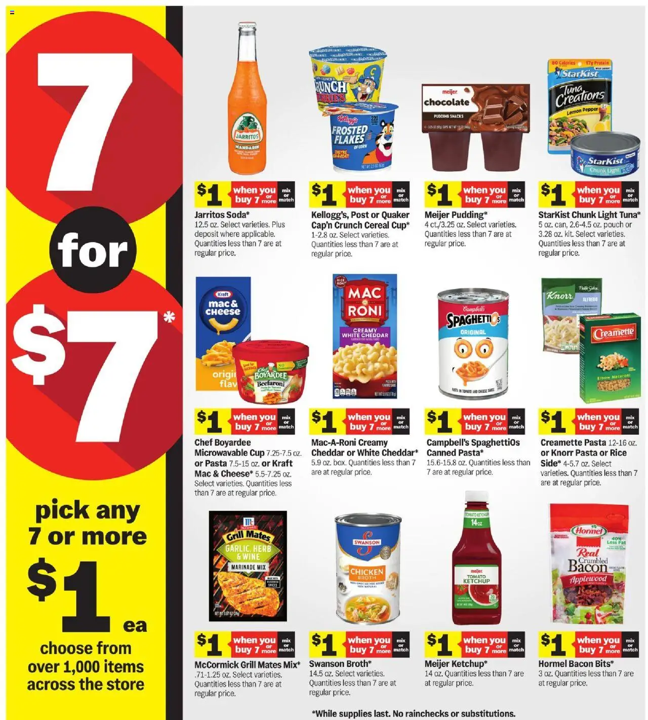 Meijer Weekly Ad - page 9- valid from 07/20/2025