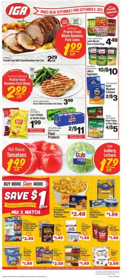 Preview IGA Weekly Ad valid from 09/03/2025
