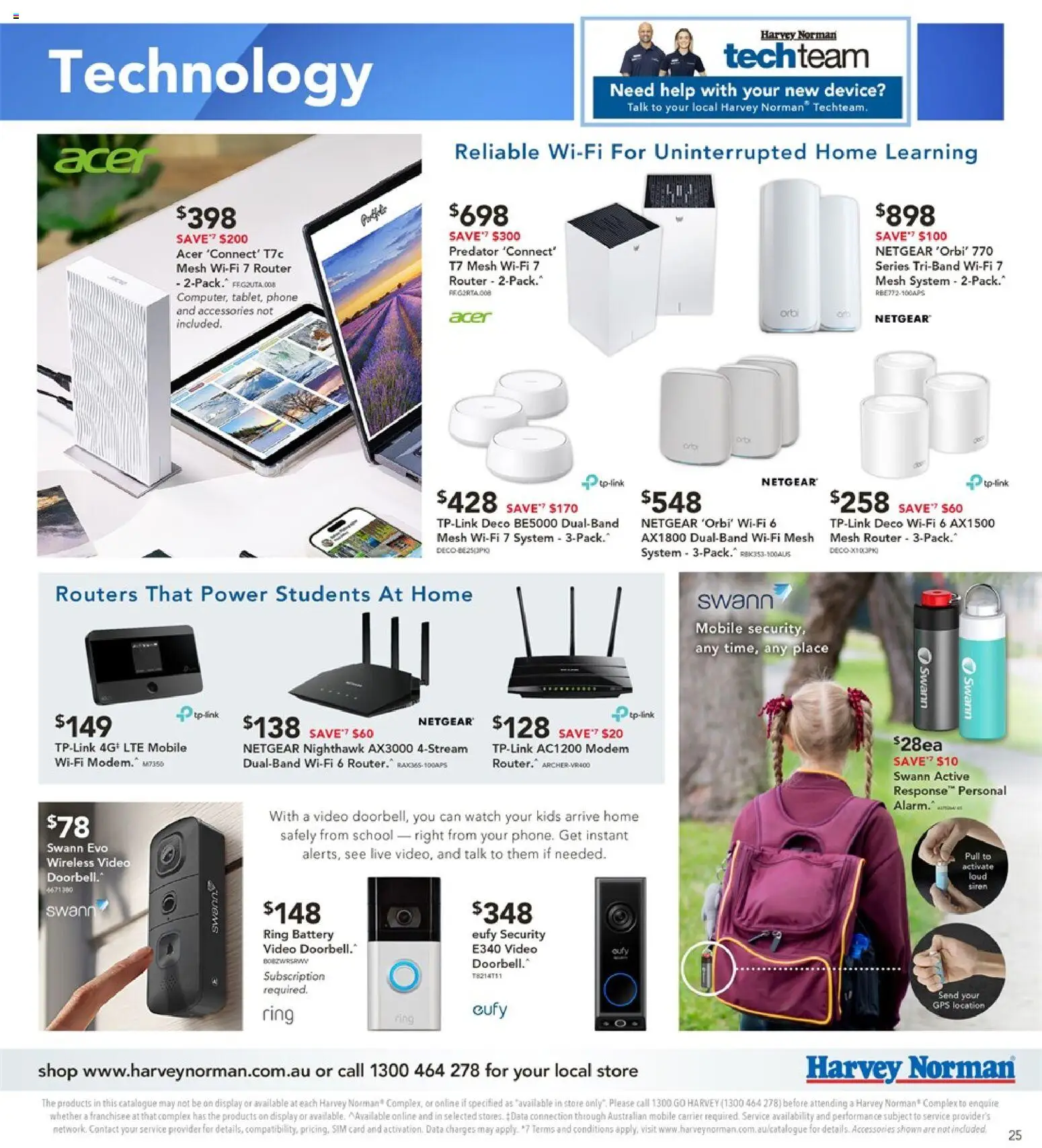 Harvey Norman  Catalogue  - page 25- valid from 14/01/2026