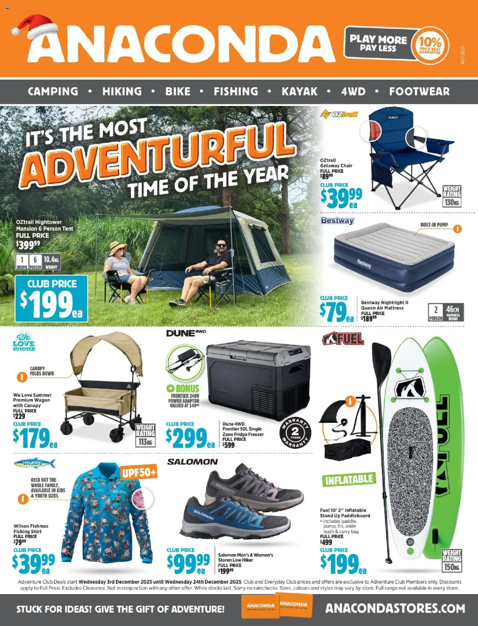 Anaconda Catalogue - page 1- valid from 03/12/2025