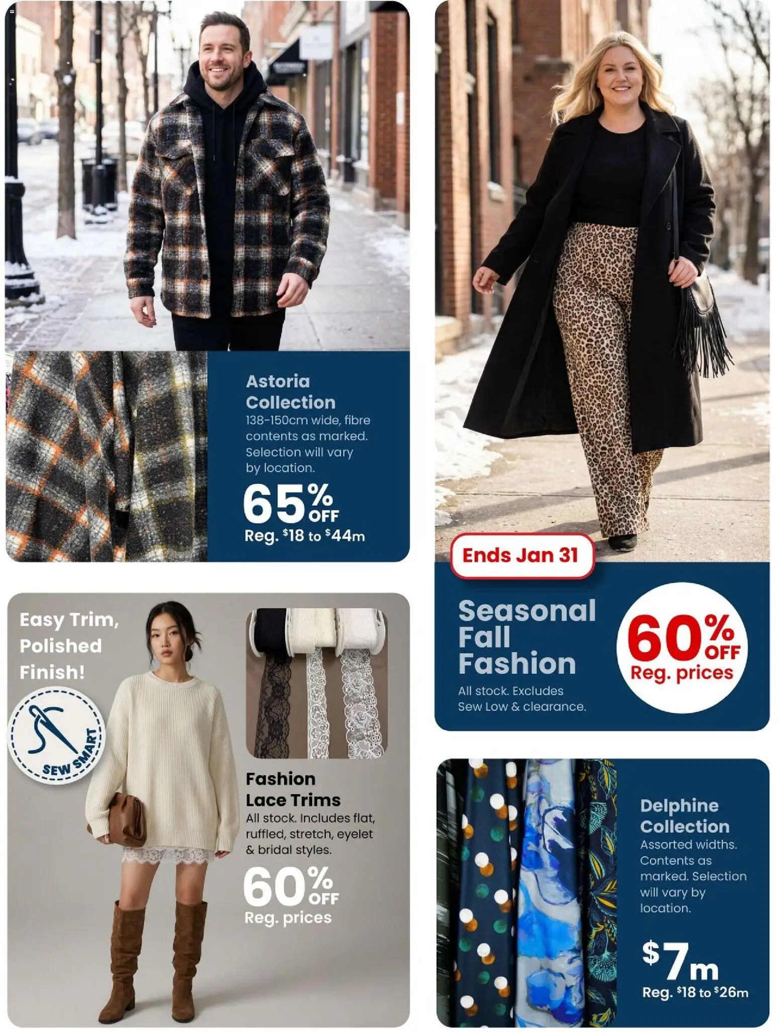 Fabricland weekly flyer / circulaire - page 4- valid from Jan 2, 2026
