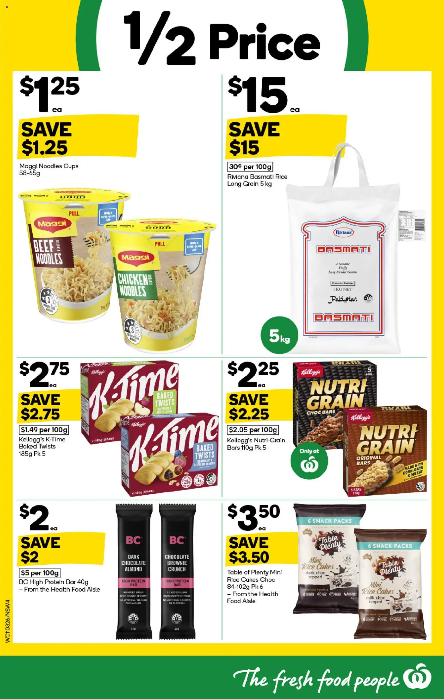 Woolworths catalogue  - page 4- valid from 11/03/2026