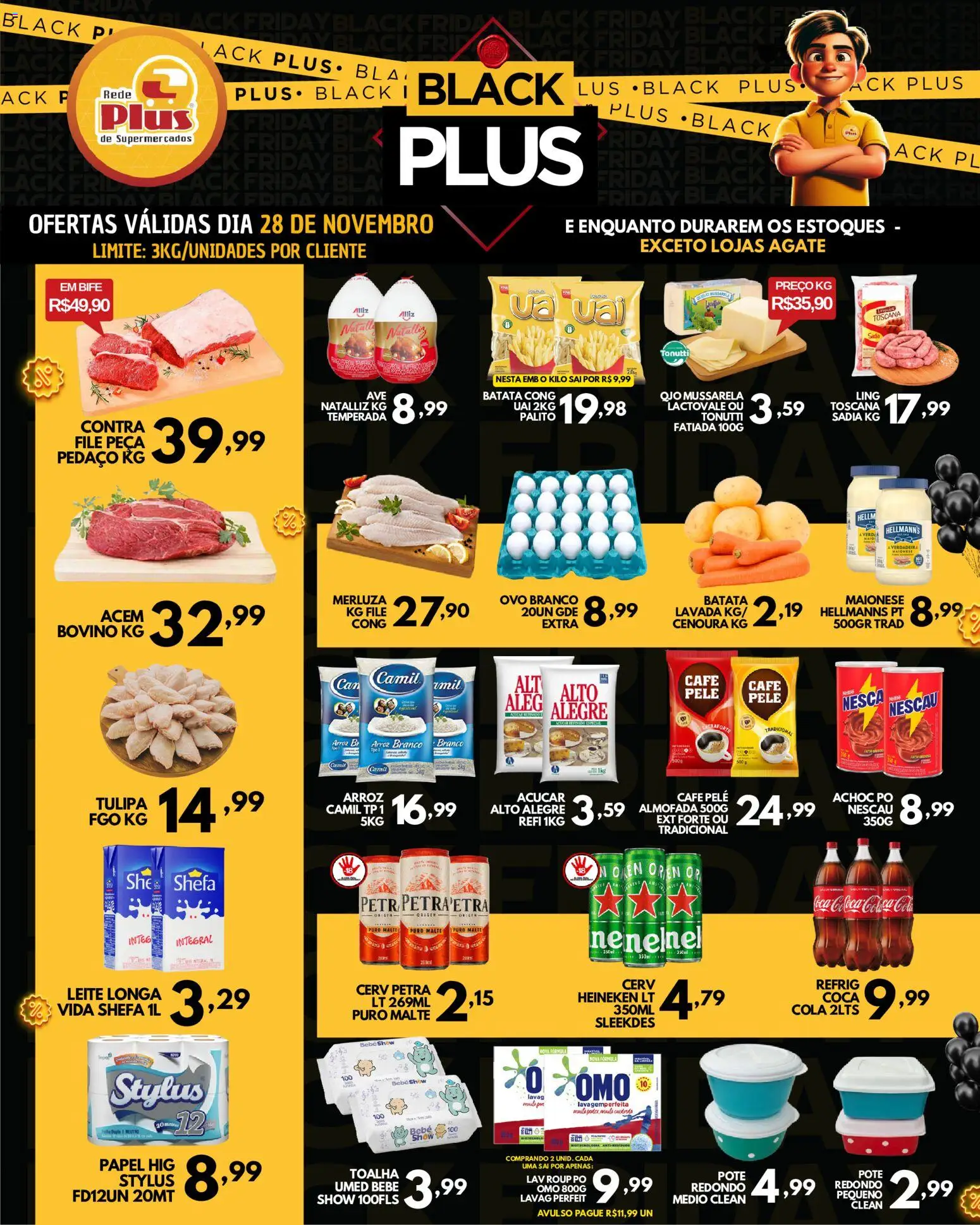 Rede Plus Supermercados Black Friday - página 1- válido a partir de 28/11/2025
