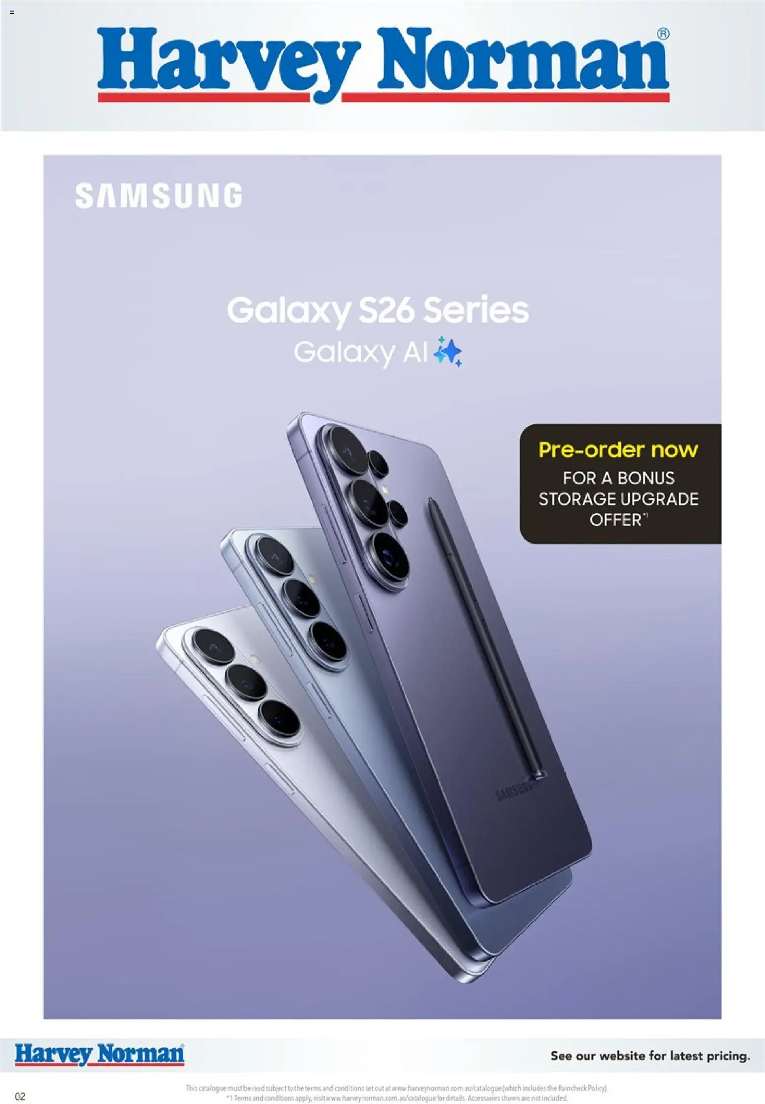 Harvey Norman Samsung Pre-Order - page 2- valid from 26/02/2026