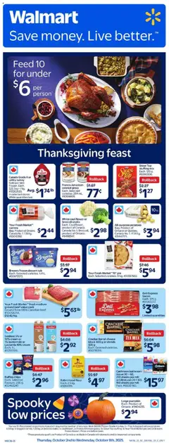 Preview Walmart weekly flyer valid from Oct 2, 2025
