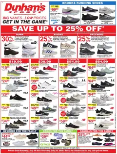 Preview Dunham's Sports Weekly Ad valid from 07/19/2025