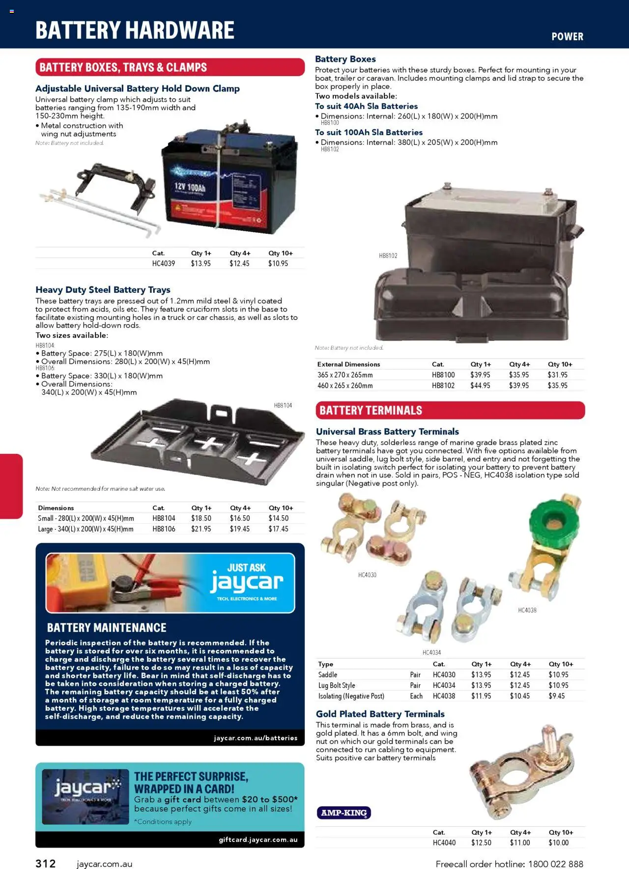 Jaycar Engineering & Scientific Catalogue 2025/2026  - page 312- valid from 09/07/2025