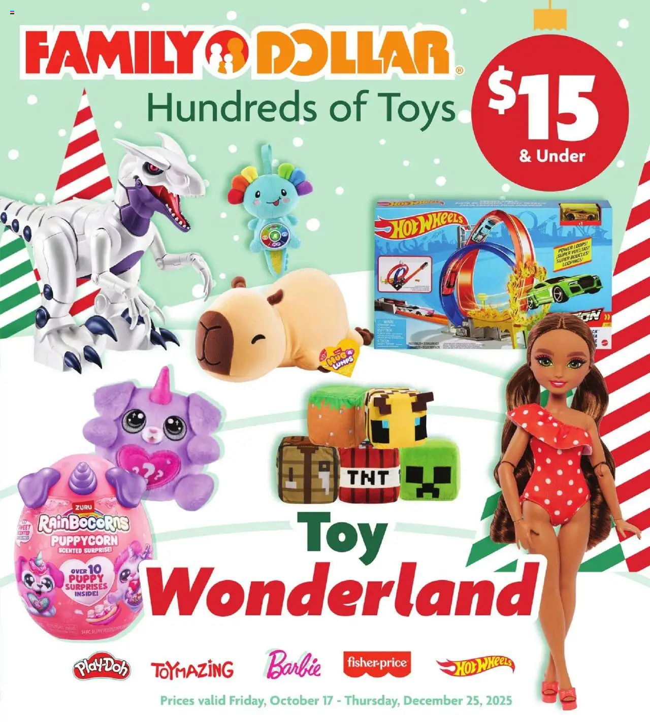 Family Dollar Toy Book - page 1- valid from 10/17/2025