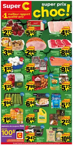 Preview Super C weekly flyer / circulaire valid from Jan 15, 2026