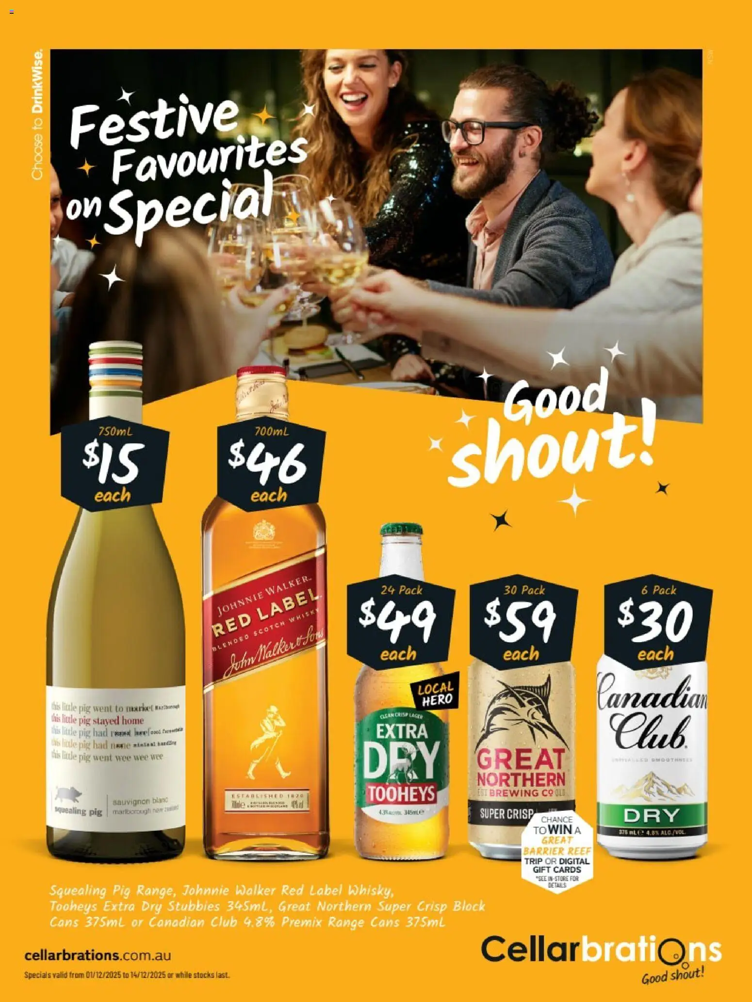 Cellarbrations  Catalogue  - page 1- valid from 01/12/2025