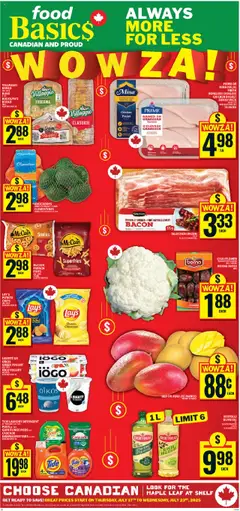Preview Food Basics weekly flyer / circulaire valid from Jul 17, 2025