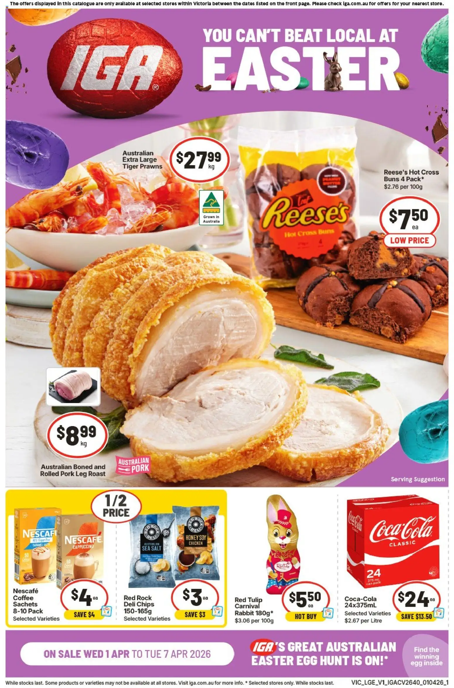 IGA catalogue  - page 1- valid from 01/04/2026