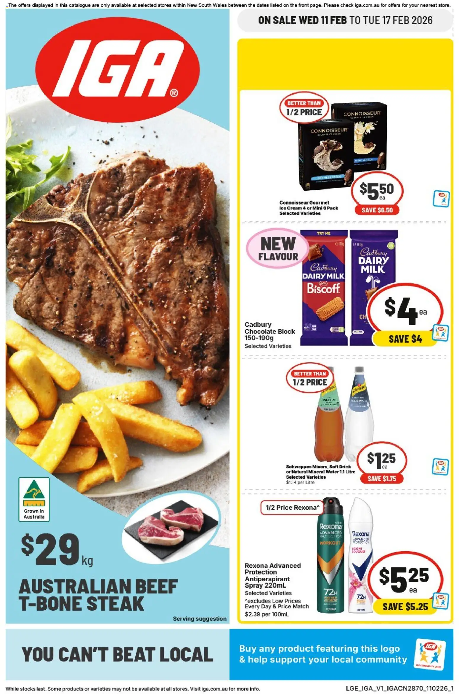 IGA Catalogue NSW - page 1- valid from 11/02/2026