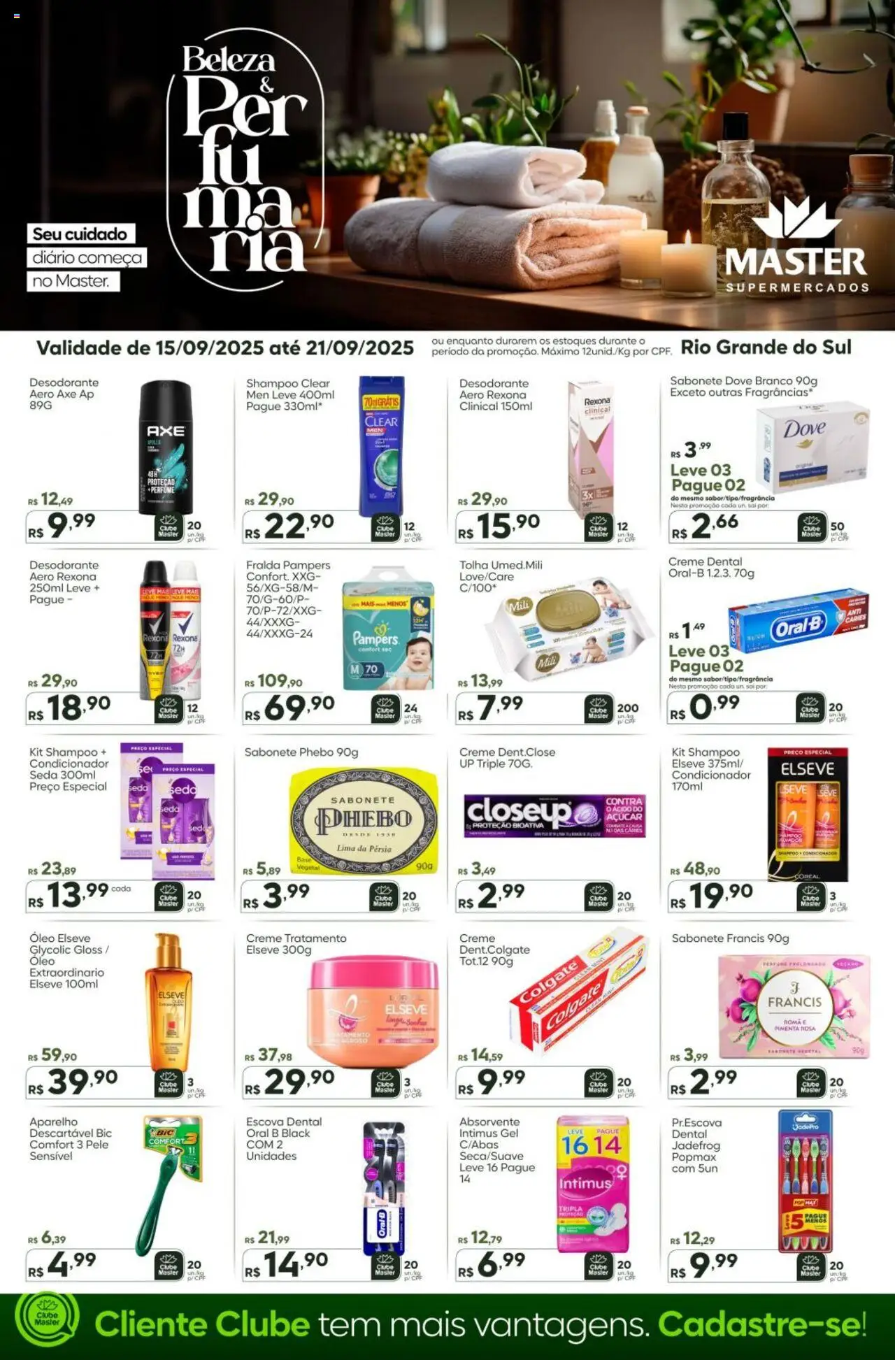 Master - Ofertas Especial Perfumaria - página 1- válido a partir de 15/09/2025
