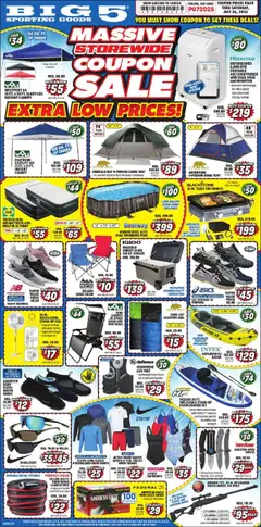 Preview Big 5 Sporting Goods Weekly Ad valid from 07/18/2025