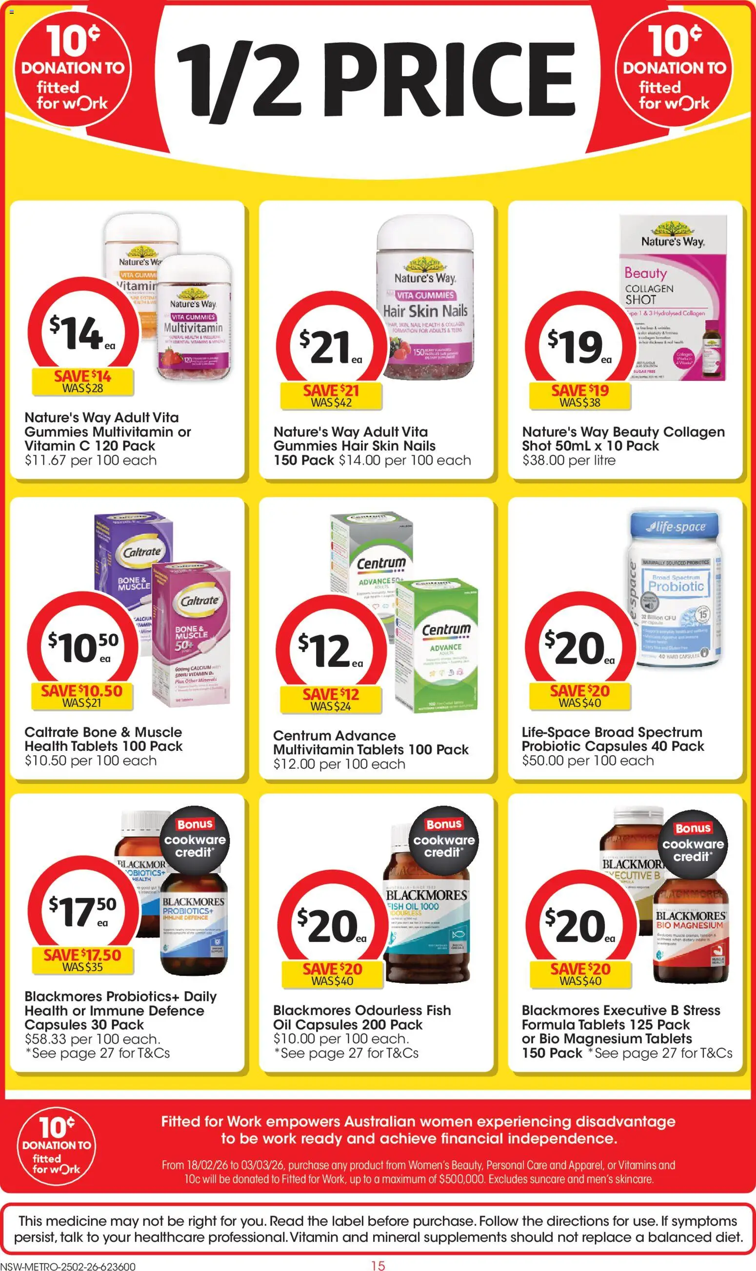 Coles Catalogue  - page 15- valid from 25/02/2026